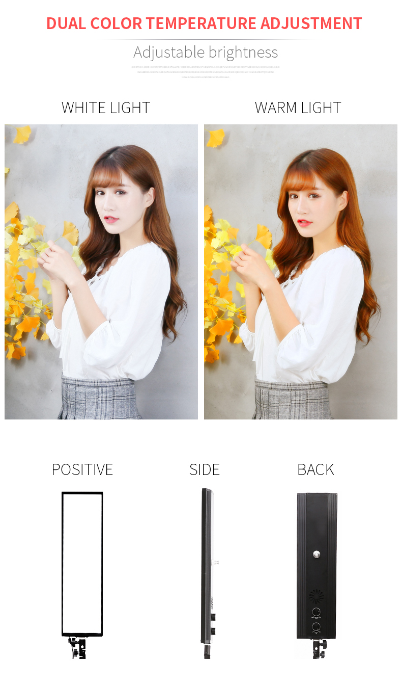 Photography Lighting Kits - 40CM 72W 3200K-5500K Photo Studio Dimmable