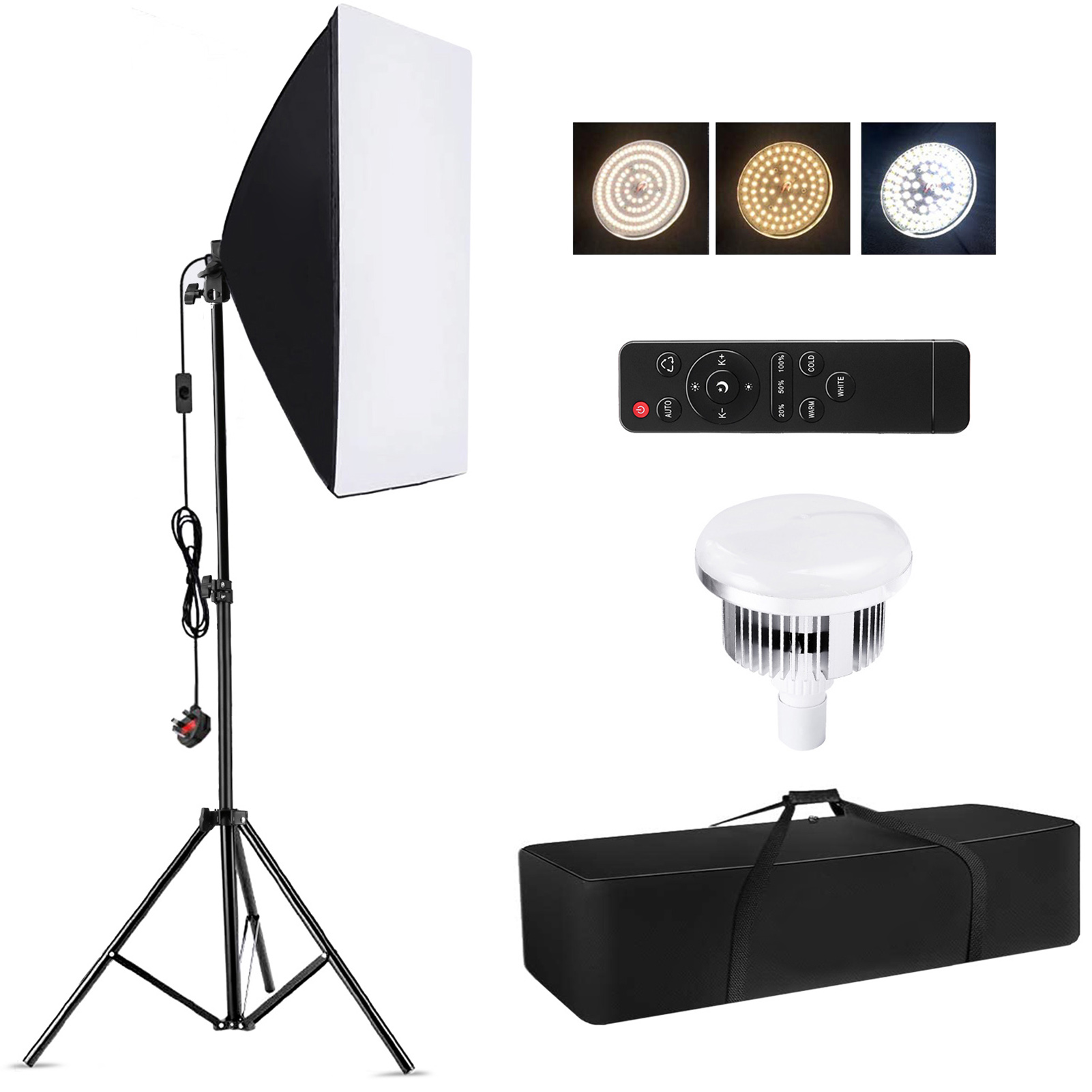 Photography Lighting Kits - Camnoon Studio Photography Light kit Softbox