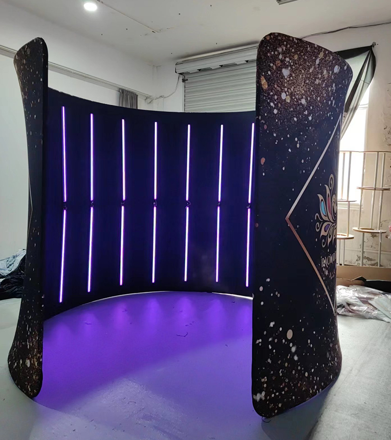 Photography Lighting And Backdrop Kits - 360 Photo Booth Enclosure Free Custom