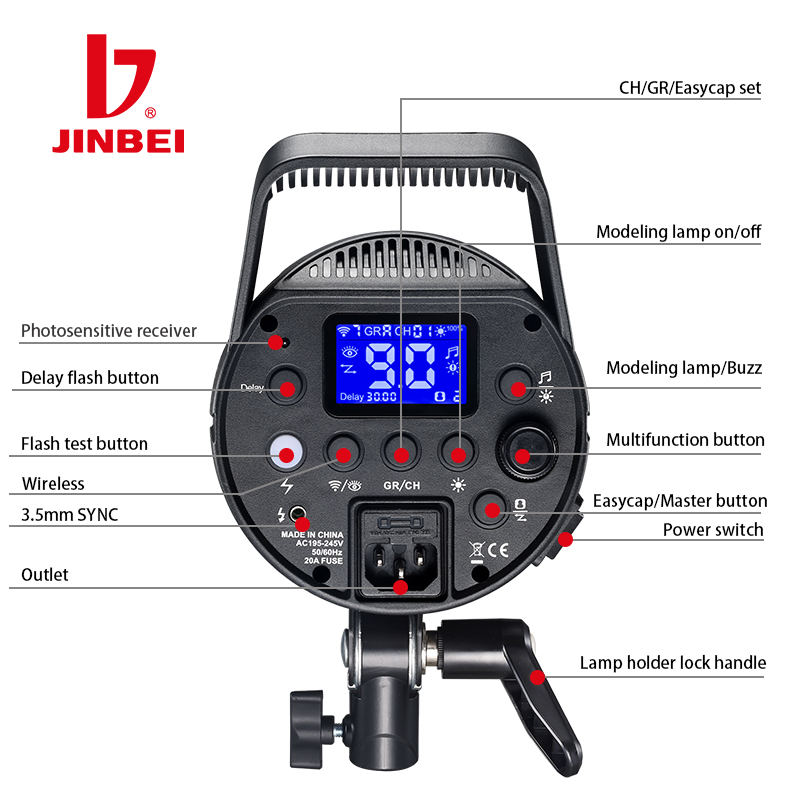 Good Lighting In Photography - JINBEI DPX-800II 800W 25W LED Photography
