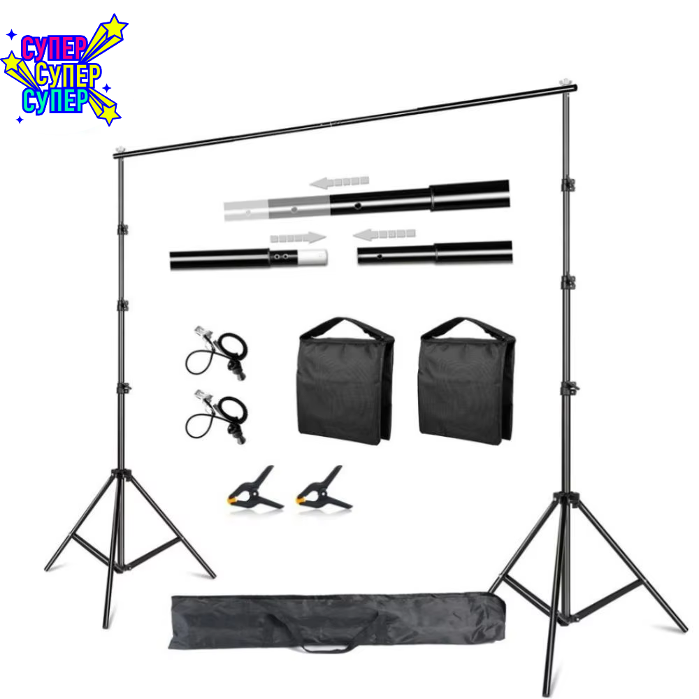 Backdrop Stand Photo Backgroun - Photography Lighting Weight Bags 评论和价格