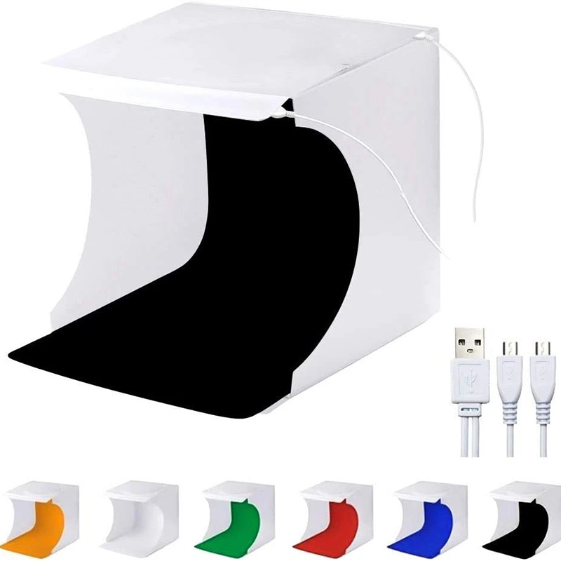 Portable Folding Photobox Phot - Photography Lighting And Backdrop Kits 评论和价格