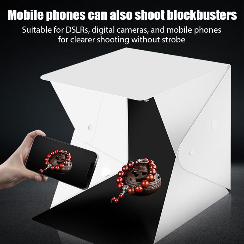 Portable Folding Photobox Phot - Photography Lighting And Backdrop Kits 评论和价格
