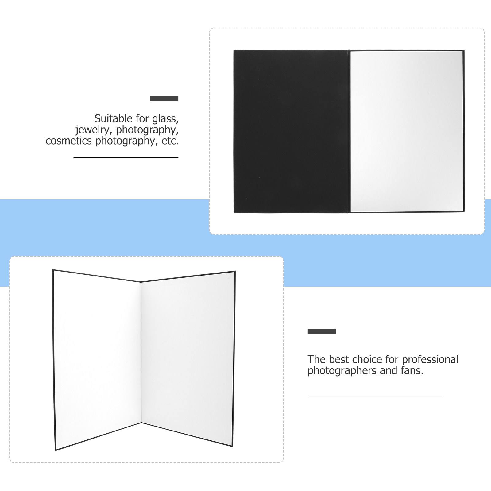 Foldable A4 Photography Cardbo - Photography Lighting Reflector 评论和价格