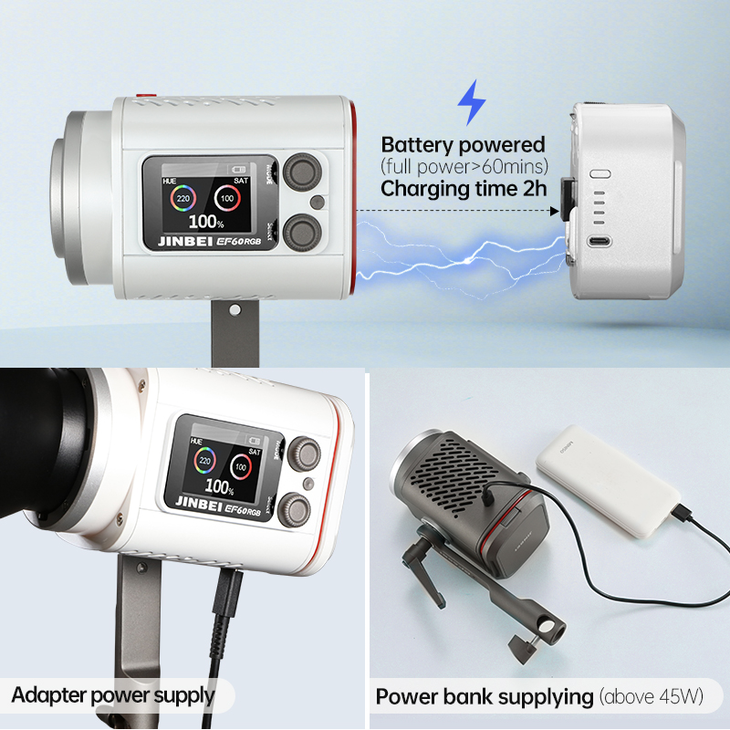 JINBEI EF-60RGB Portable Ultra - Good Lighting In Photography 评论和价格