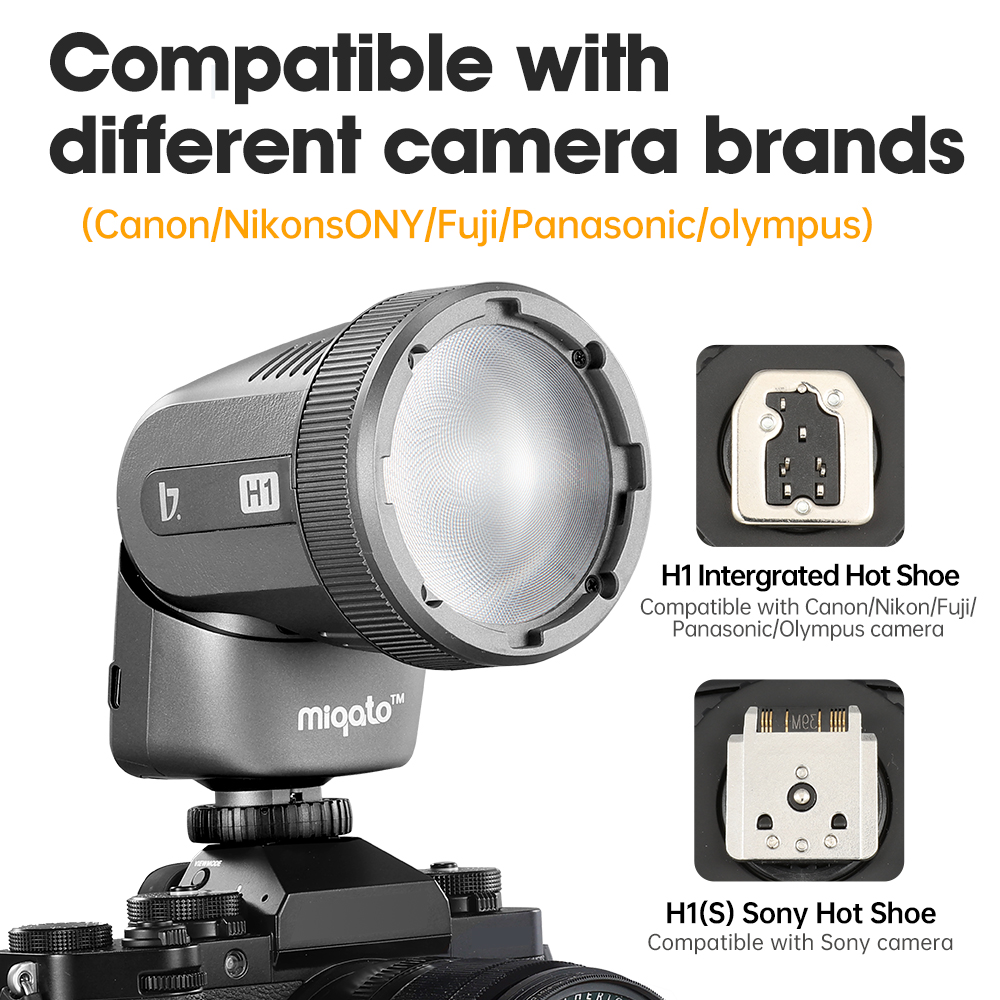 JINBEI H1 LED Camera Flash Out - Good Lighting In Photography 评论和价格