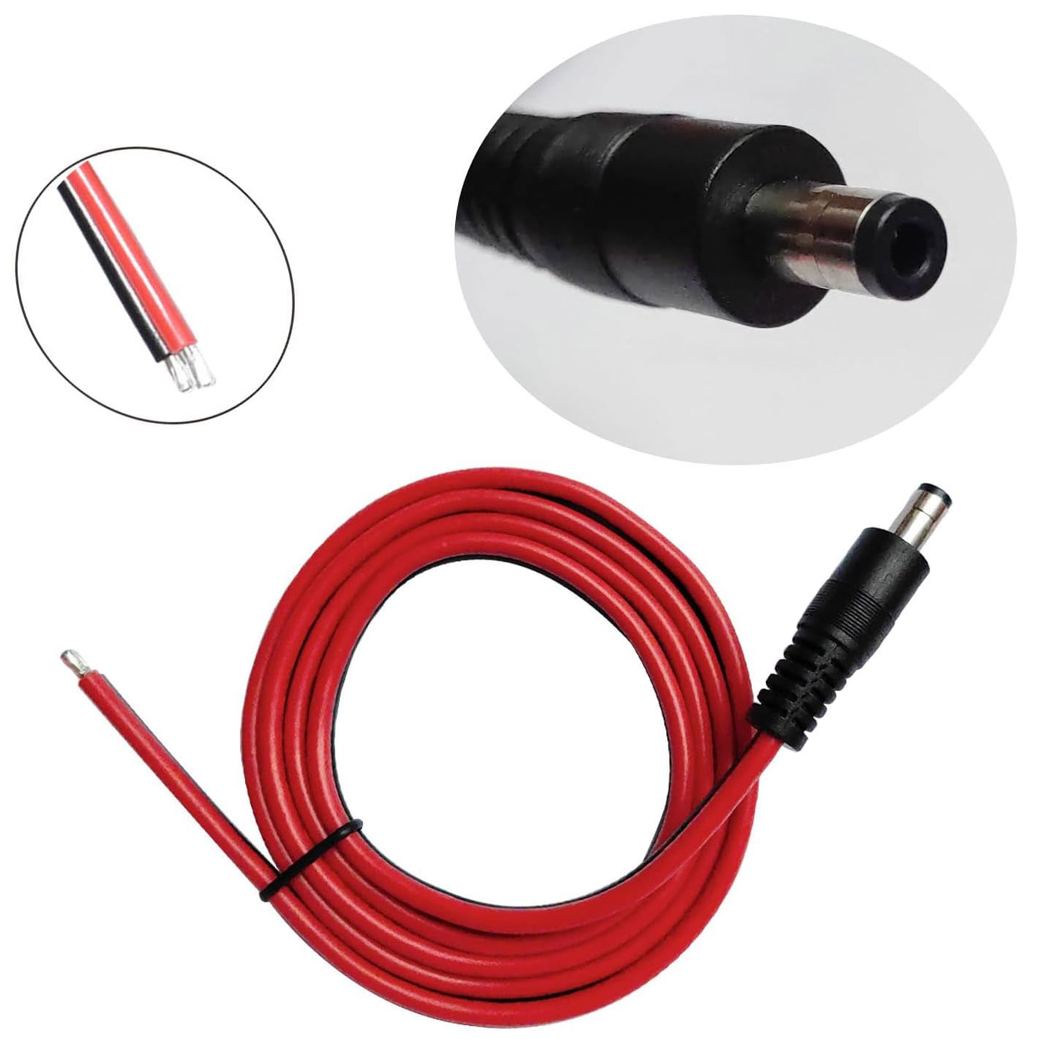1pc 14AWG DC Power Supply 5.5m - Photography Led Lighting Kit 评论和价格