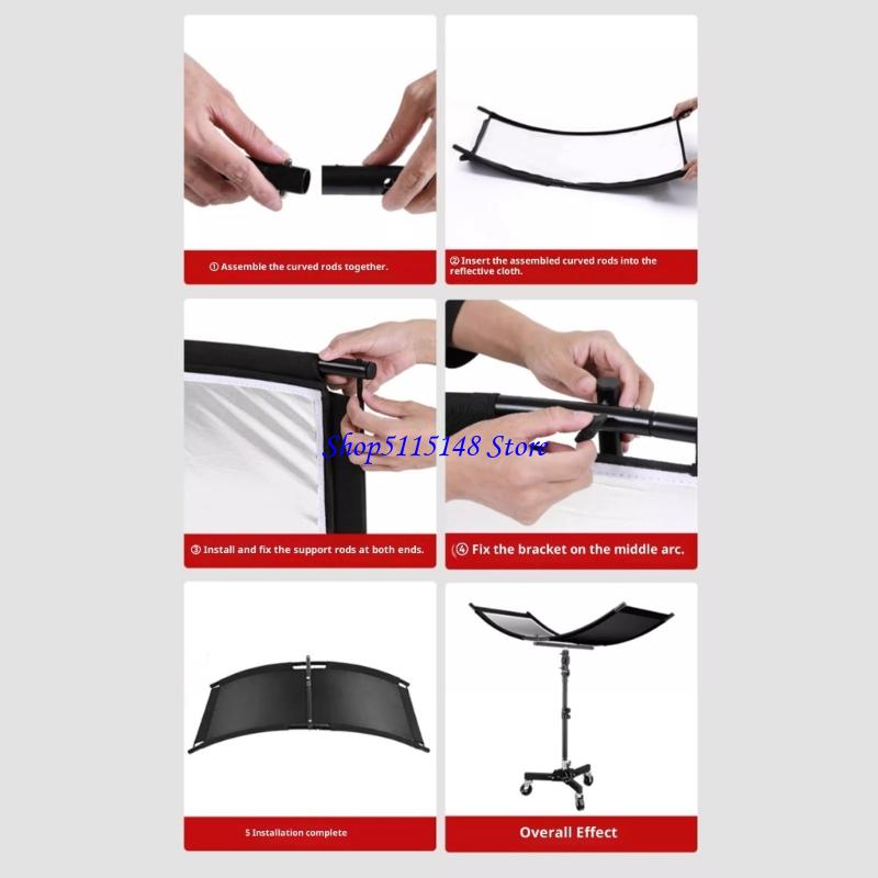 F3MA Compactly Curved Photogra - Photography Lighting Reflector 评论和价格