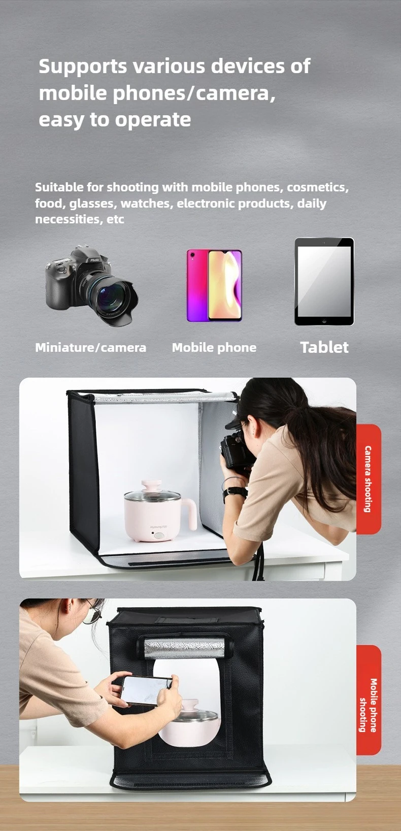 40cm Photography LED Studio Li - Photography Lighting Kits 评论和价格
