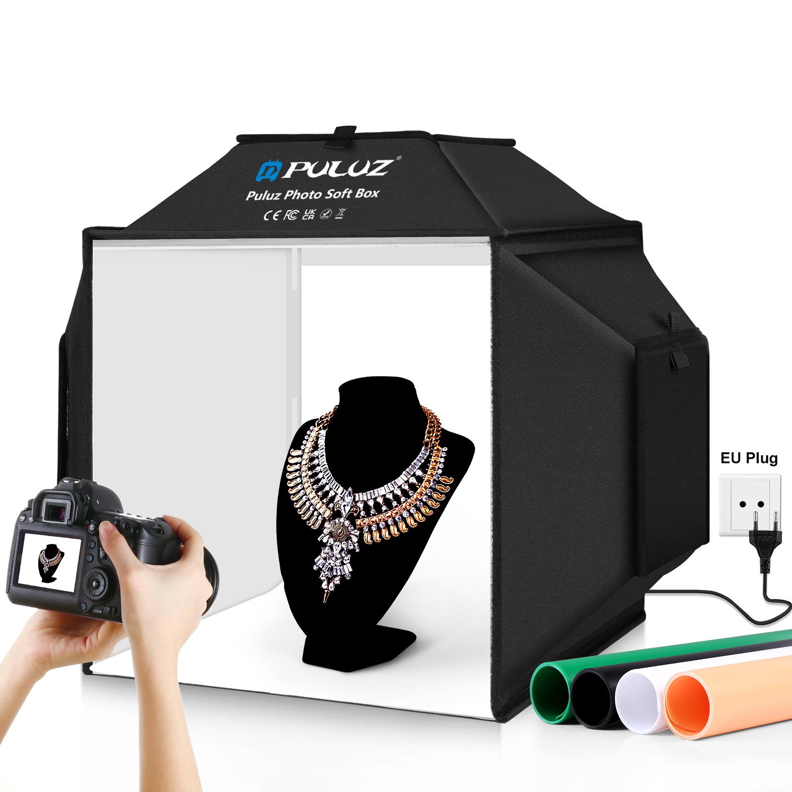 PULUZ 40cm Folding 72W 5500K S - Photography Lighting And Backdrop Kits 评论和价格