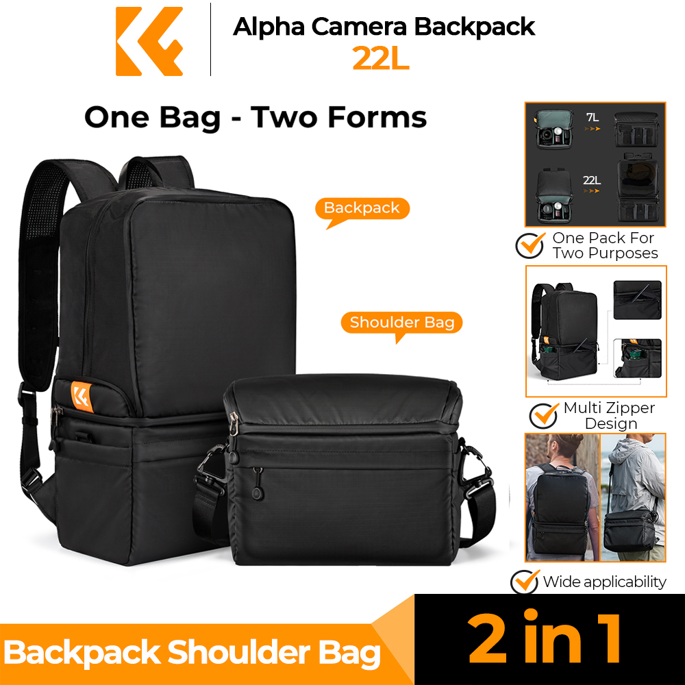 K&F CONCEPT 22L Camera Backpac - Photography Lighting Equipment Bags 评论和价格