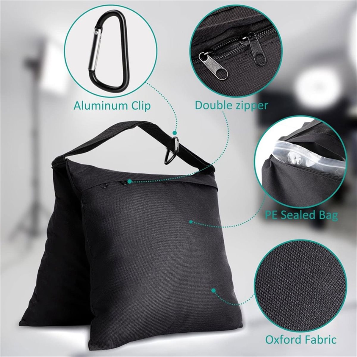 DT75BG 8 Packs Sandbags Weight - Photography Lighting Weight Bags 评论和价格