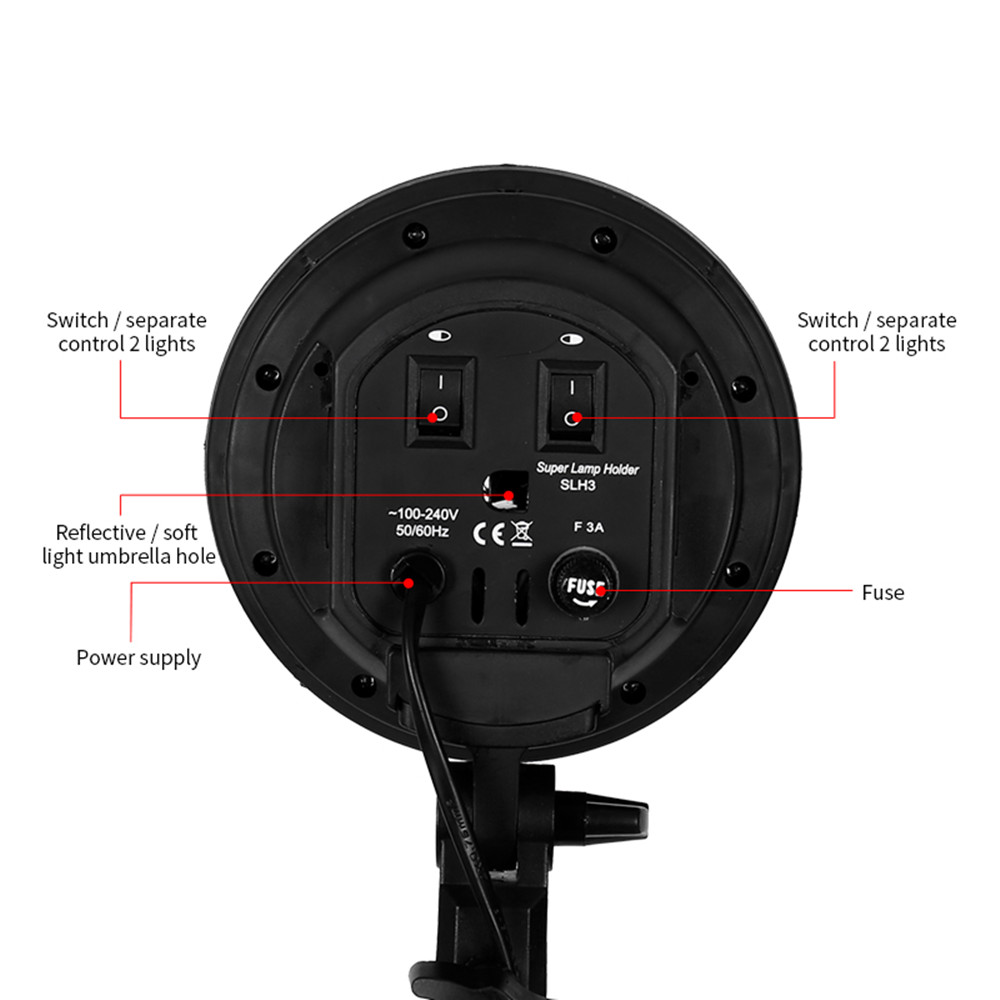 E27 Base Four Lamp Holder  Lig - Photography Lighting Kits 评论和价格