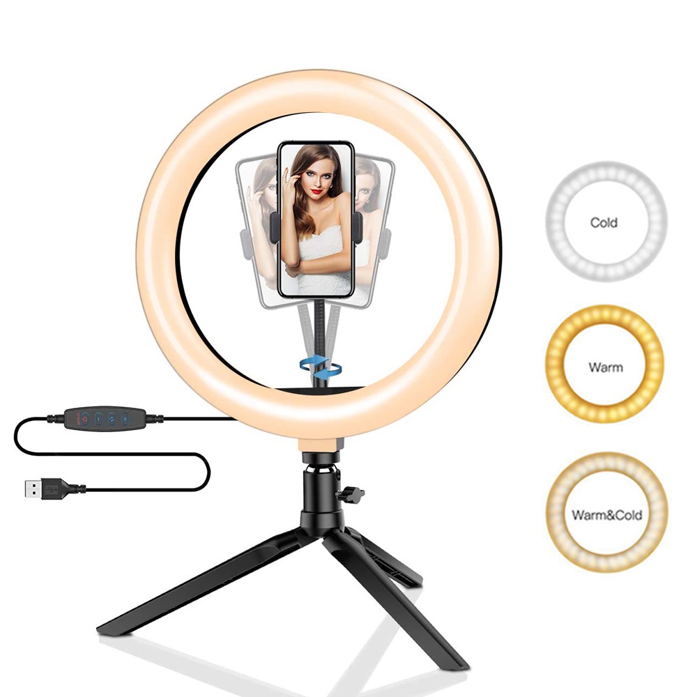 26cm 10 inch Led Ring Selfie L - Photography Lighting Kits 评论和价格