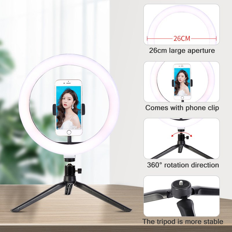 26cm 10 inch Led Ring Selfie L - Photography Lighting Kits 评论和价格
