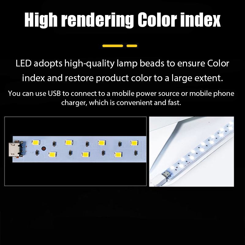 LED Light Photobox Folding Por - Photography Lighting And Backdrop Kits 评论和价格