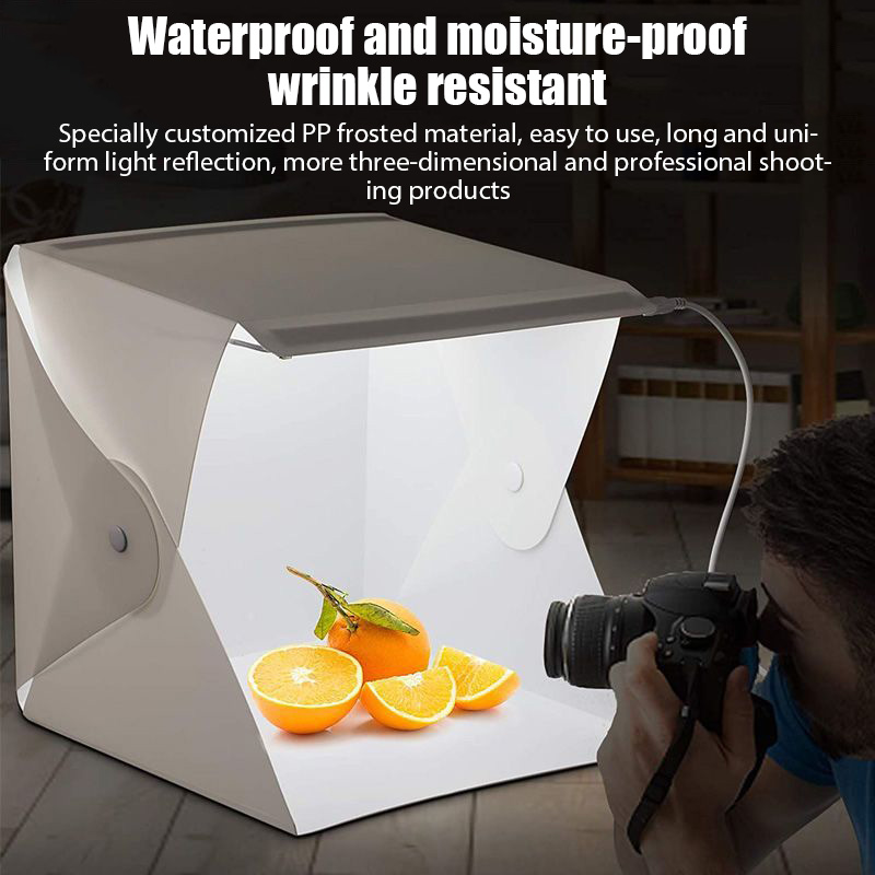 LED Light Photobox Folding Por - Photography Lighting And Backdrop Kits 评论和价格