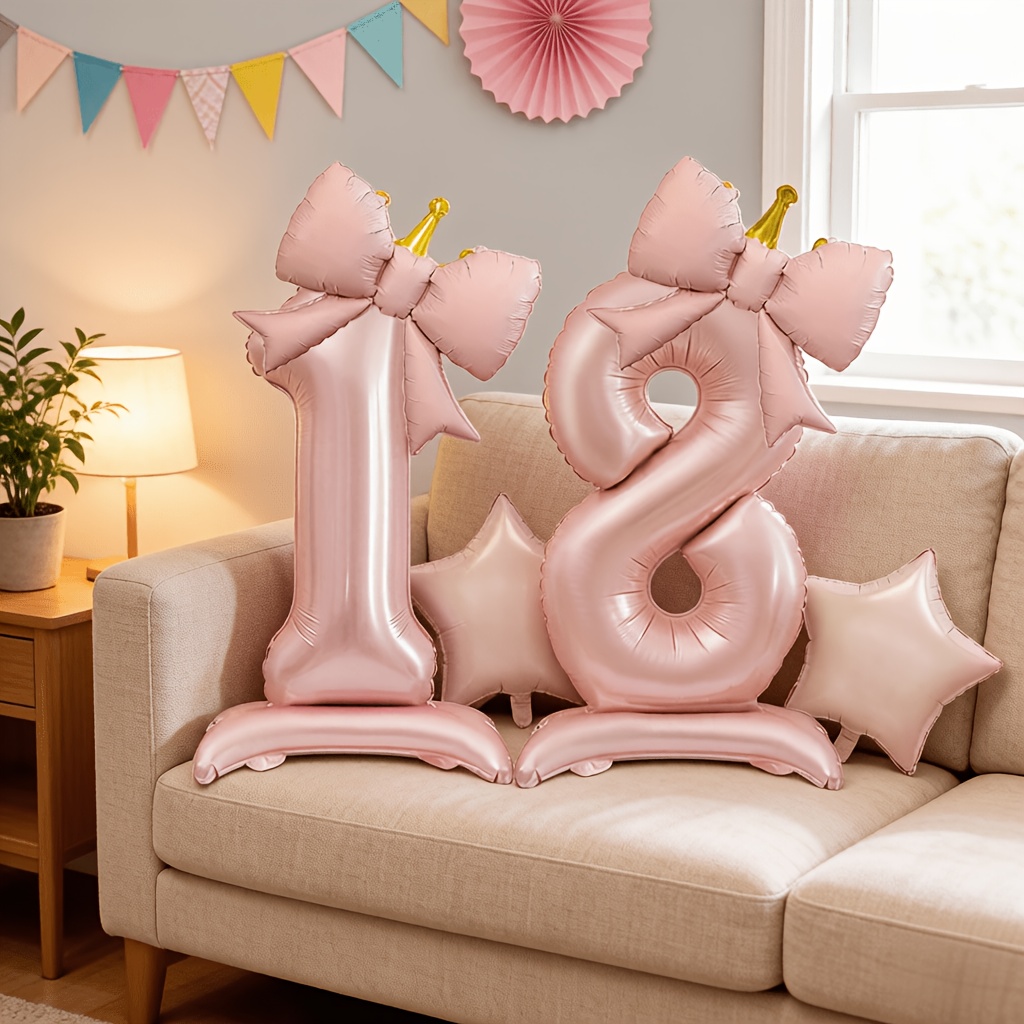 Light Luxury Pink 3D Balloons  - Photography Lighting Kits 评论和价格