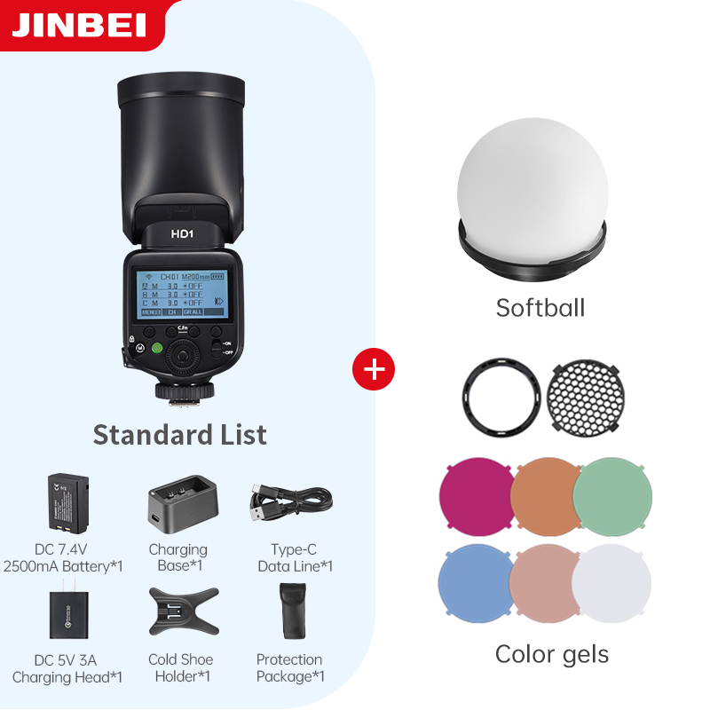 JINBEI HD-1 Camera Flash Light - Good Lighting In Photography 评论和价格