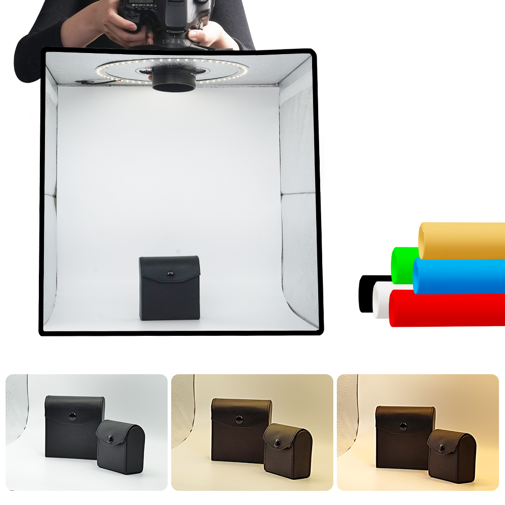 Lightdow Dimmable Photo Box LE - Photography Lighting And Backdrop Kits 评论和价格