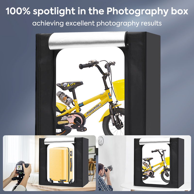 Photo Studio Photo Box Kit,120 - Photography Lighting Kits 评论和价格