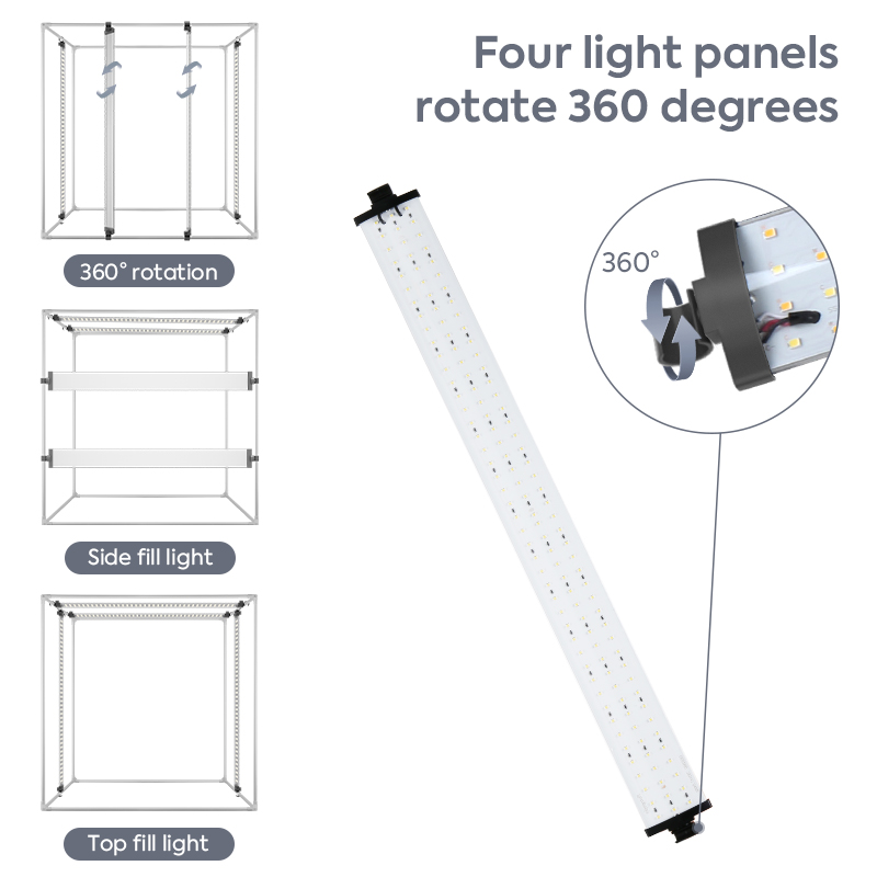 Photo Studio Photo Box Kit,120 - Photography Lighting Kits 评论和价格