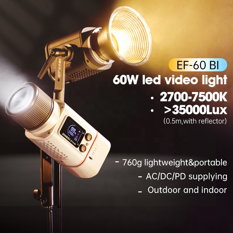 JINBEI EF-60BI 60w Photography - Good Lighting In Photography 评论和价格