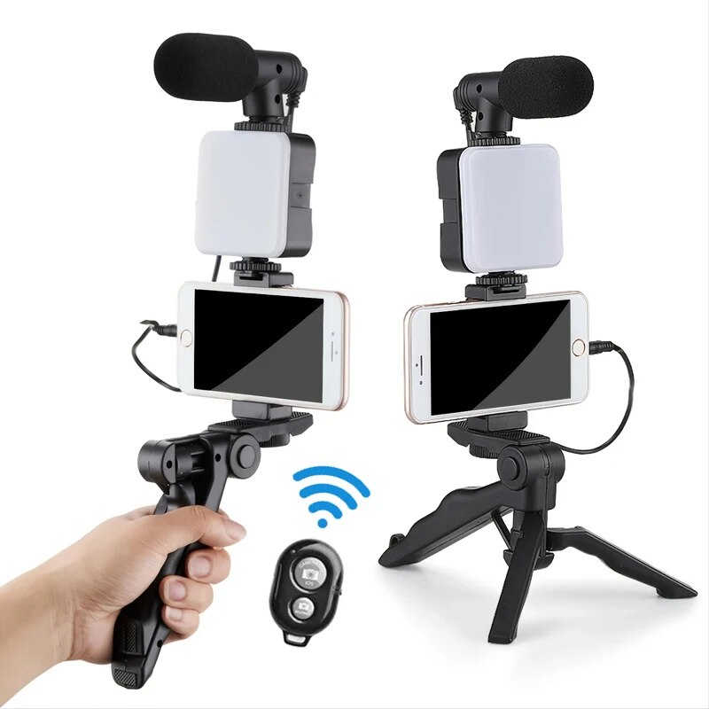 Smartphone Vlogging Kit With T - Photography Led Lighting Kit 评论和价格