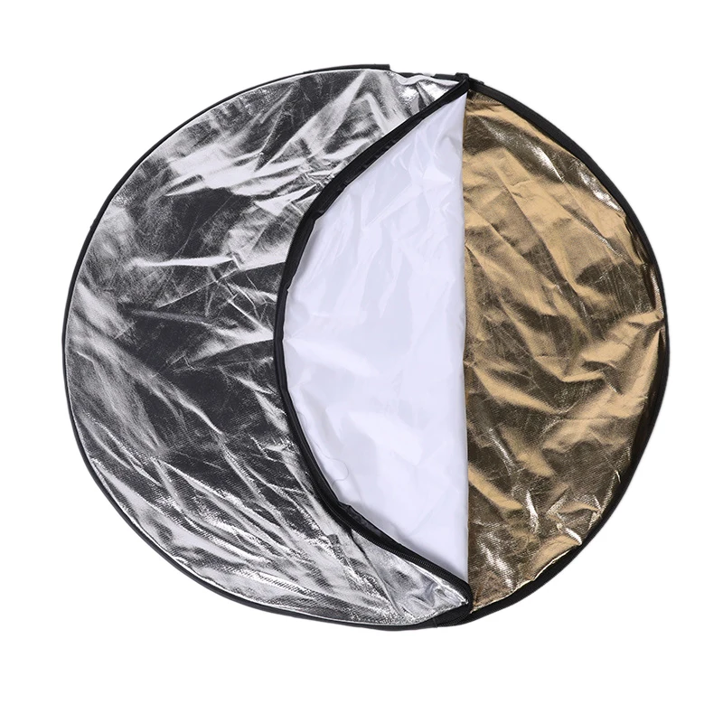 60/80/110cm 5-in-1 Collapsible - Photography Lighting Reflector 评论和价格