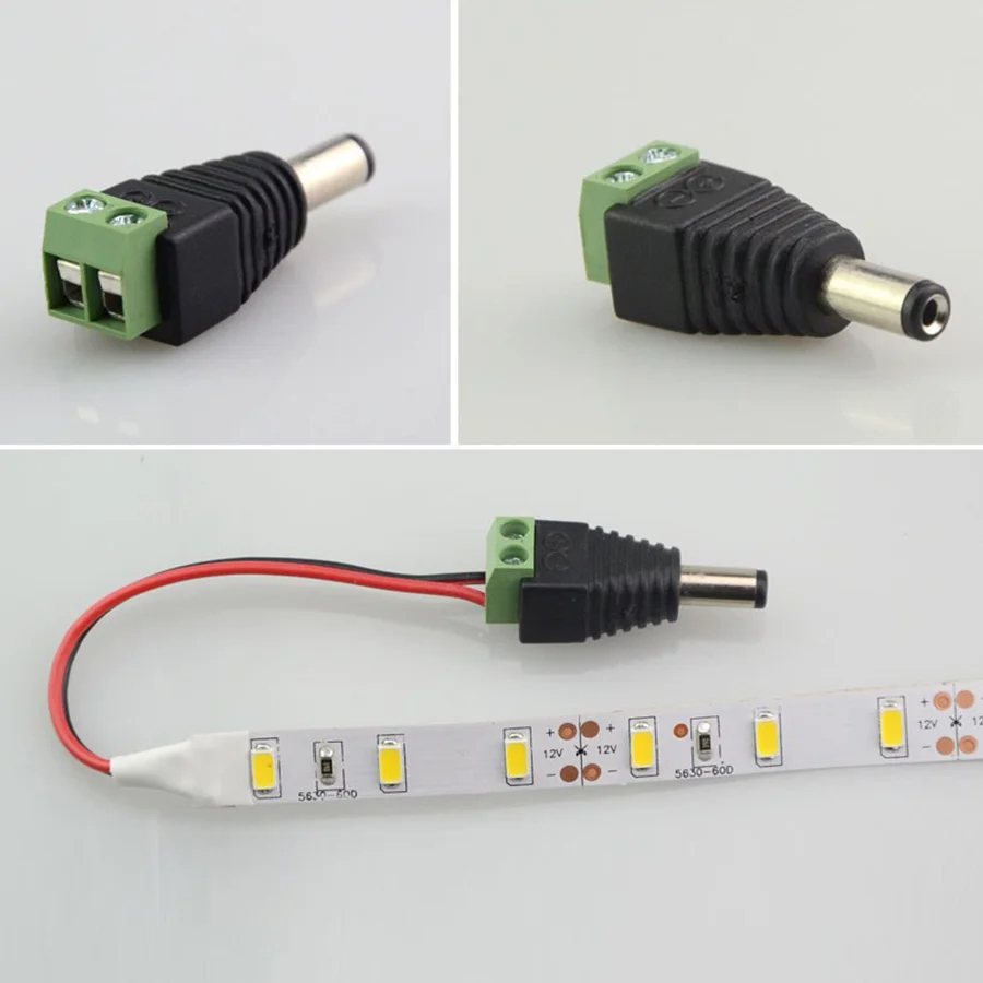 5pairs DC 12V Female And Male  - Photography Led Lighting Kit 评论和价格