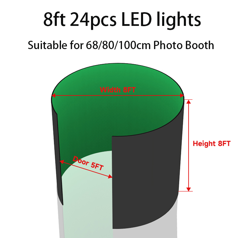 360 Photo Booth Enclosure Free - Photography Lighting And Backdrop Kits 评论和价格